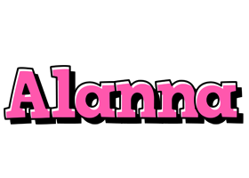 Alanna girlish logo