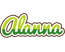 Alanna golfing logo