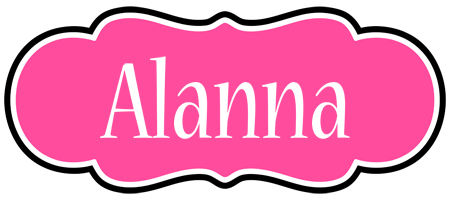 Alanna invitation logo