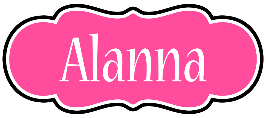 Alanna invitation logo