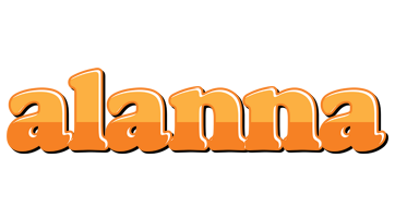 Alanna orange logo