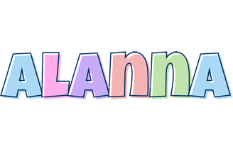 Alanna pastel logo