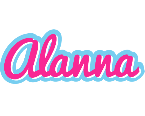 Alanna popstar logo