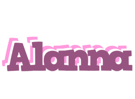 Alanna relaxing logo