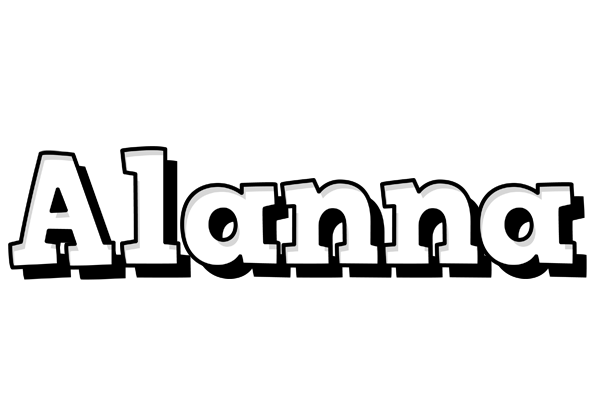 Alanna snowing logo