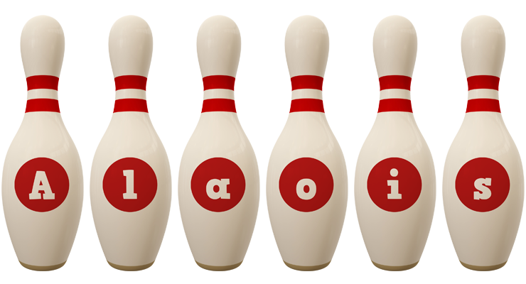 Alaois bowling-pin logo