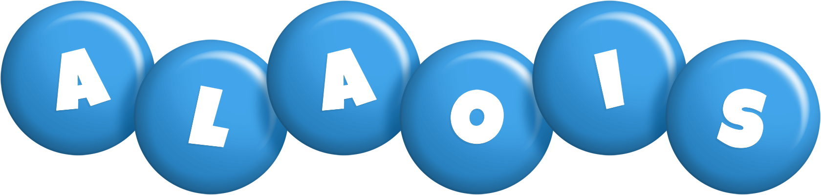Alaois candy-blue logo