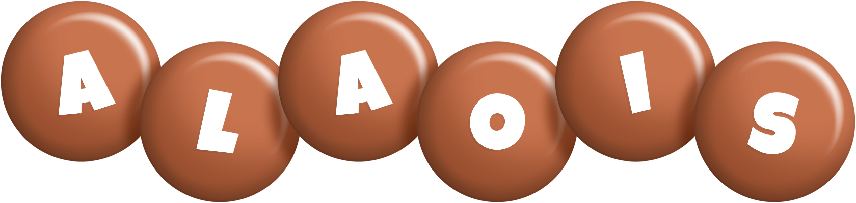Alaois candy-brown logo