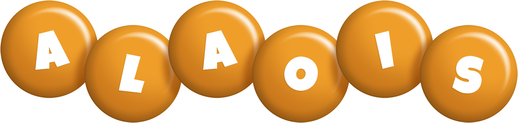 Alaois candy-orange logo