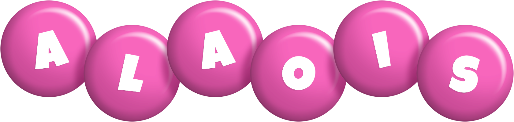 Alaois candy-pink logo