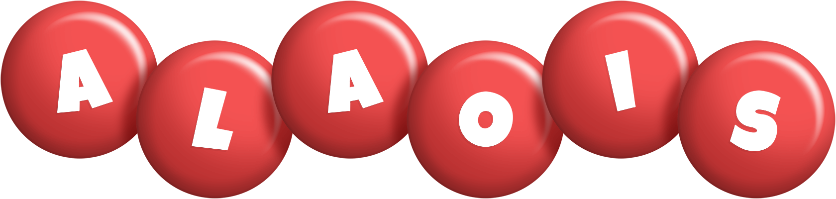 Alaois candy-red logo