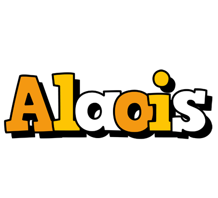 Alaois cartoon logo