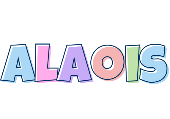 Alaois pastel logo