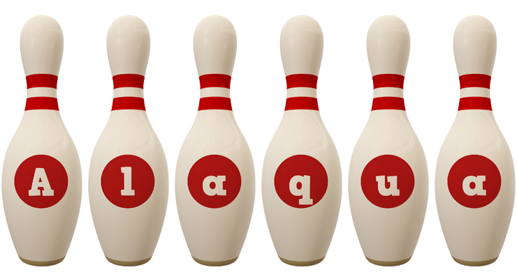 Alaqua bowling-pin logo