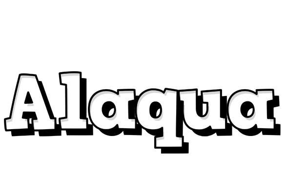 Alaqua snowing logo