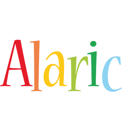 Alaric birthday logo