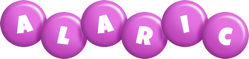 Alaric candy-purple logo