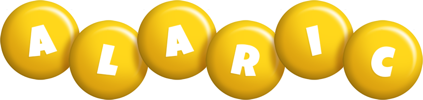 Alaric candy-yellow logo