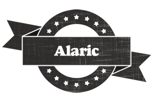 Alaric grunge logo