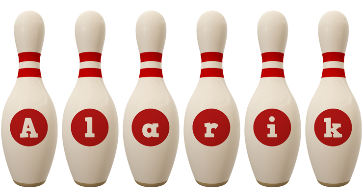 Alarik bowling-pin logo