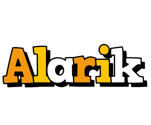 Alarik cartoon logo