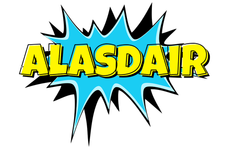 Alasdair amazing logo