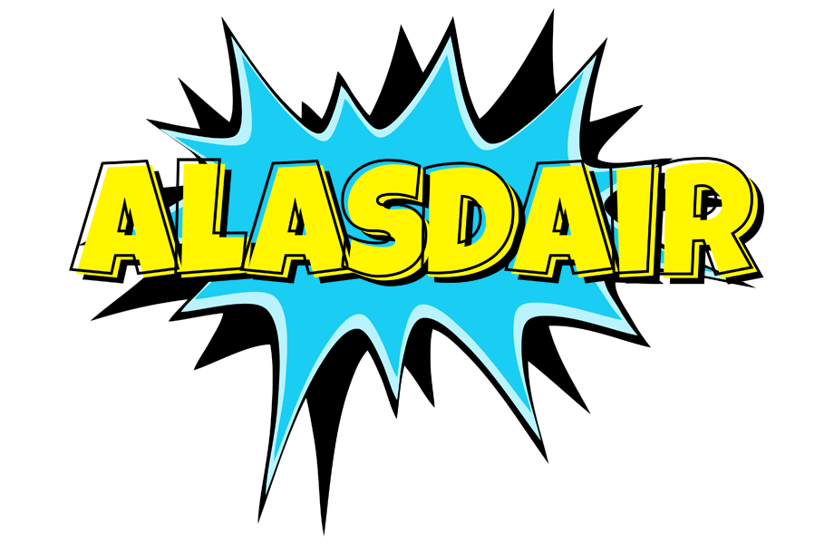 Alasdair amazing logo