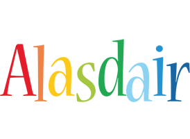 Alasdair birthday logo