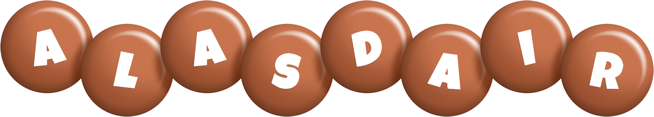 Alasdair candy-brown logo