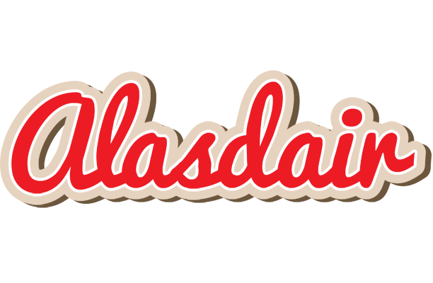 Alasdair chocolate logo