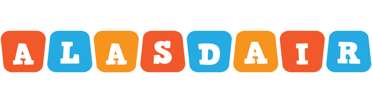 Alasdair comics logo