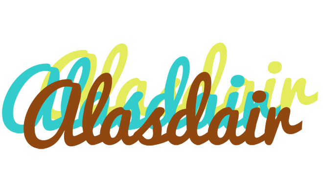 Alasdair cupcake logo