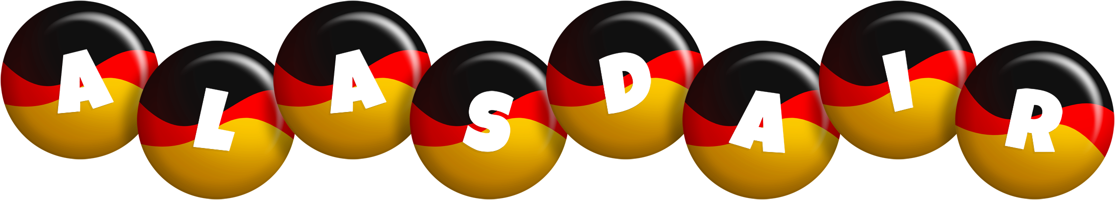 Alasdair german logo