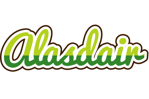 Alasdair golfing logo