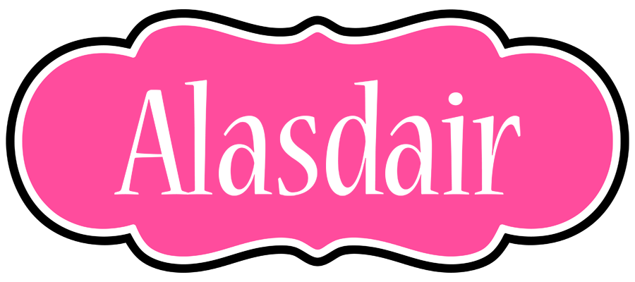 Alasdair invitation logo
