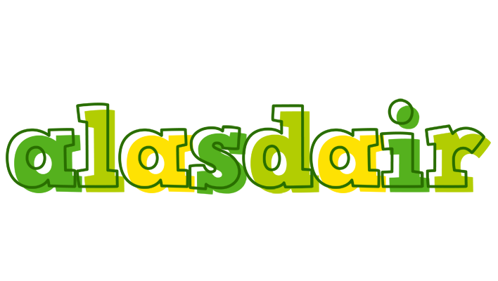 Alasdair juice logo
