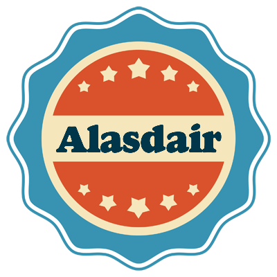 Alasdair labels logo