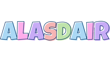 Alasdair pastel logo