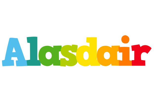 Alasdair rainbows logo