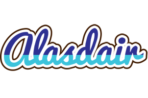 Alasdair raining logo