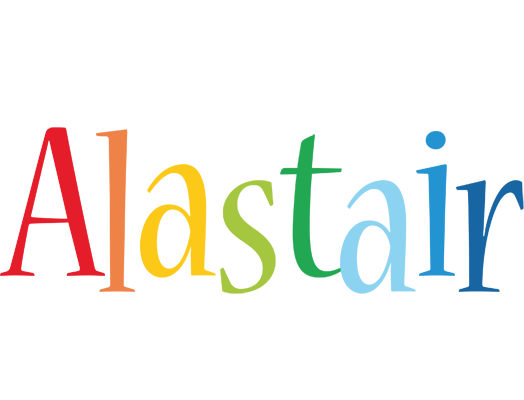 Alastair birthday logo