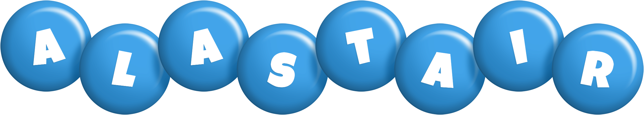 Alastair candy-blue logo