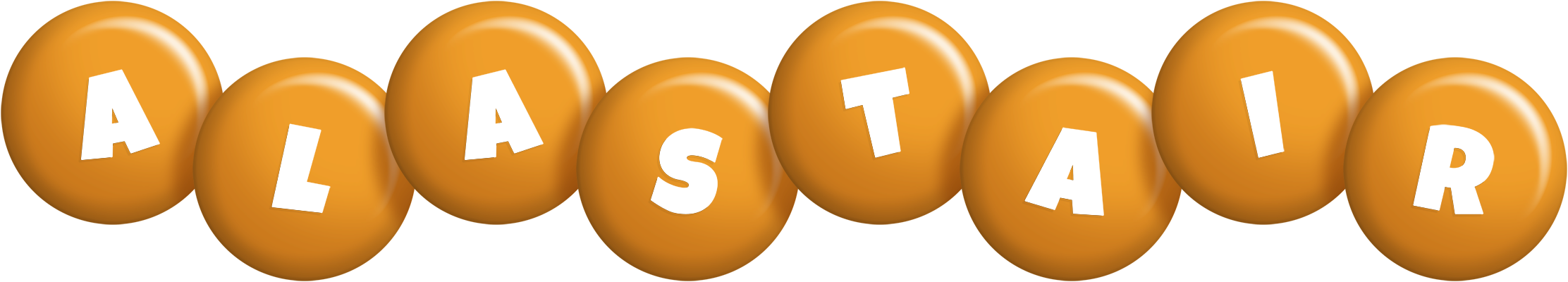 Alastair candy-orange logo