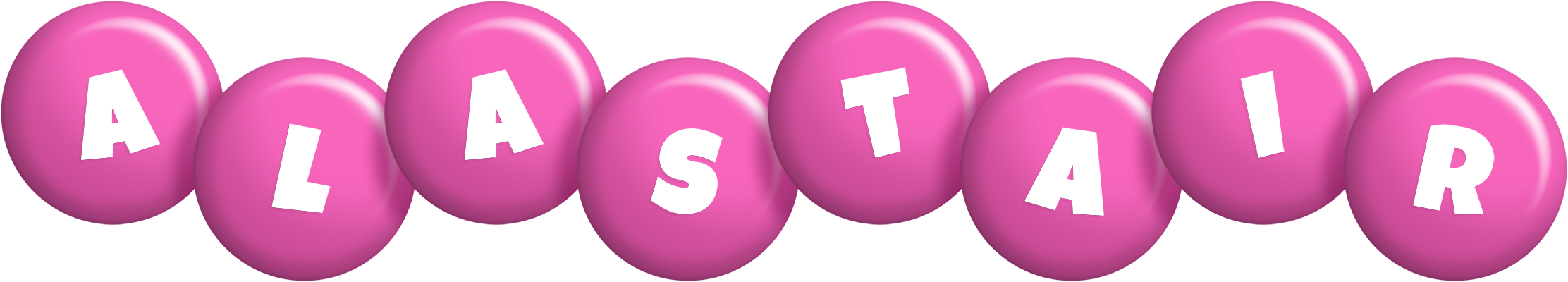 Alastair candy-pink logo