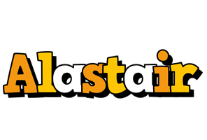 Alastair cartoon logo