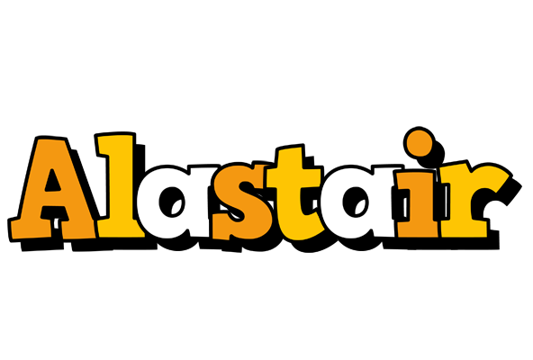 Alastair cartoon logo