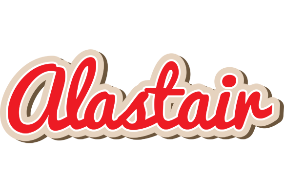 Alastair chocolate logo