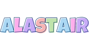 Alastair pastel logo