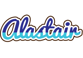 Alastair raining logo