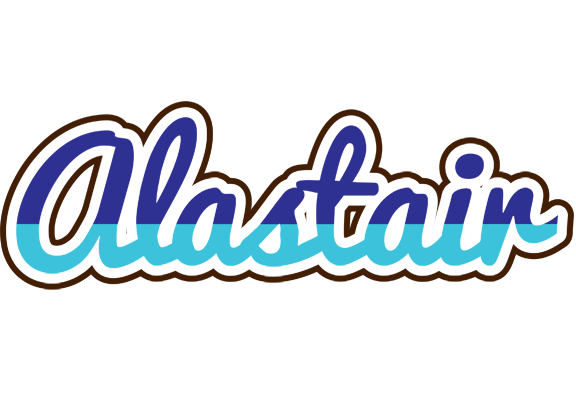 Alastair raining logo